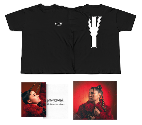 Pack CD + T-shirt + Carte postale dédicacée